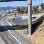 View of Benicia Port from under bridge